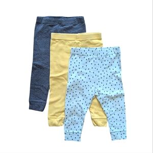 Cloud Island Jogger Leggings Set of 3 - Size 6-9M